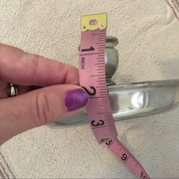 Vintage Handmade Silver Metal Candlestick Holder - Picture 2 of 6